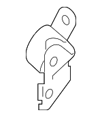 793102E000 - Body: Lower Hinge for Kia: EV6, Forte, Forte5, K4, K5, Niro, Niro EV, Optima, Rondo, Seltos, Sorento, Soul, Sportage Image