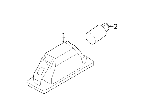 Bulbs - Chassis for 2019 Nissan Versa #1