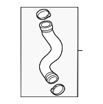 4G0145737AP - : Upper Hose for Audi: A6, A6 Quattro Image