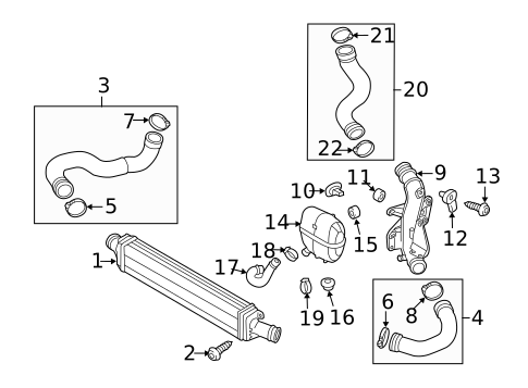 Intercooler for 2013 Audi A6 #0