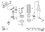 33532284089 - : Rear Coil Spring for BMW Image