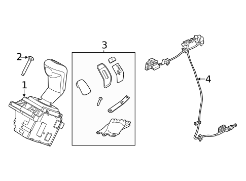 Transmission Shift Lever for 2022 Land Rover Defender 90 #0