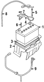 8971430893 - Electrical: Tray for Isuzu Image