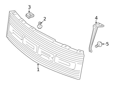 Grille & Components for 2010 Ford F-150 #0