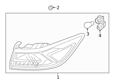 Tail Lamps for 2017 Kia Cadenza #0