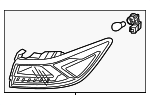 92401F6020 - : Tail Lamp Assembly - Driver's Side (LH) for Kia: Cadenza Image