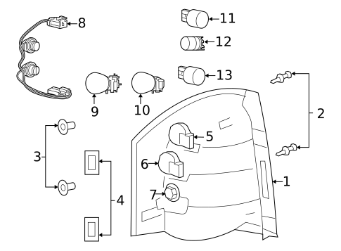 Combination Lamps for 2015 Jeep Compass #0