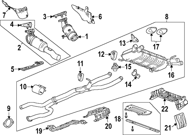 12711128 - : Part# 12711128 F (S)Converter for Cadillac: CT5 Image