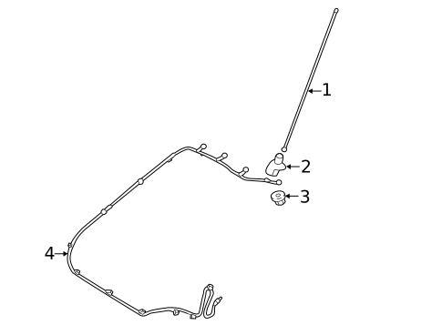 Antenna & Radio for 2014 Mitsubishi Mirage #0