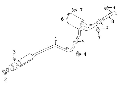 Exhaust Components for 2023 Ford Transit Connect #0