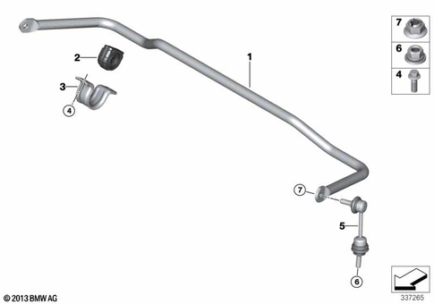 Rear Axle Suspension for 2019 BMW X6 35iX #2