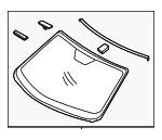 861102V310 - : Windshield for Hyundai: Veloster Image