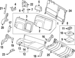 887009BU3C - : Armrest Assembly for Nissan: Frontier Image