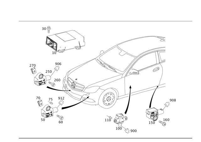 2079011700 - : Control Unit for Mercedes-Benz Image