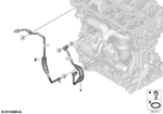 11538854736 - Engine: Coolant Feed Line for BMW Image