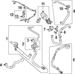 5WA122101AP - Cooling System: Upper Hose for Volkswagen: Arteon, Golf R Image