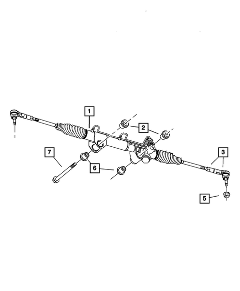 Steering Gear for 2006 Dodge Ram 2500 #2