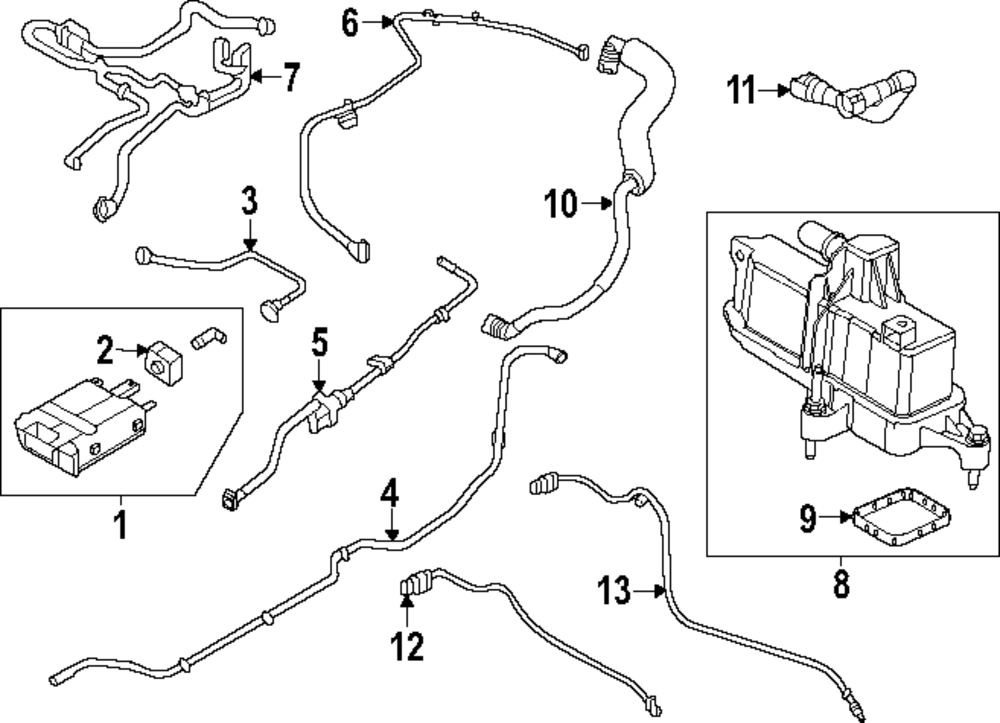 2023-2025 Ford Escape Tube Assembly PZ1Z-9D289-B | OEM Parts