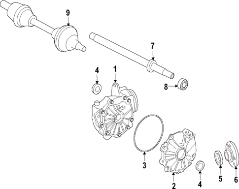 Axle Shafts & Joints for 2021 Mercedes-Benz E350 #0