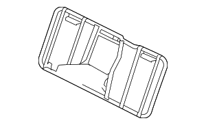 4L3Z16613A38AA - Body: Seat Back Frame for Ford Image