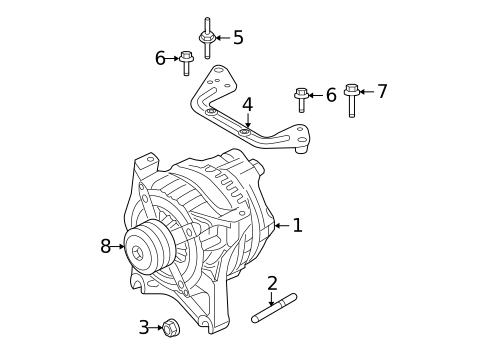Alternator for 2010 Ford F-150 #1
