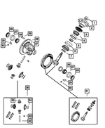 5010321AD - Rear Axle; Corporate 235 MM; Differential and Drive Line: Ring And Pinion Gear Kit for Chrysler: Aspen | Dodge: Dakota, Durango, Ram 1500 Image