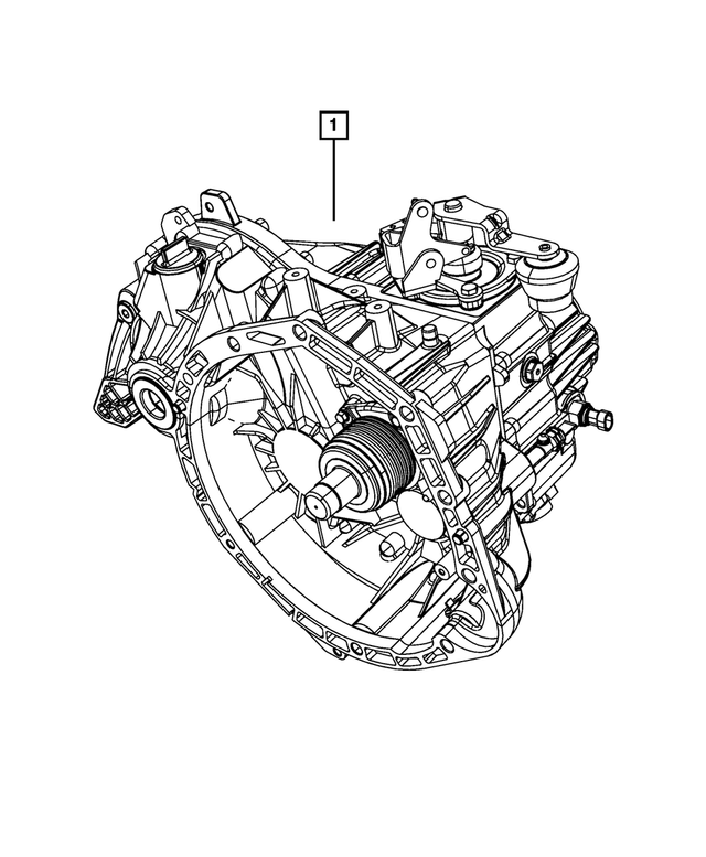 RL273472AB - G288; 5-Speed; Manual Transaxle: Transmission for Mopar Image