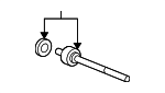 53010TF0003 - : Inner Tie Rod for Honda: Insight Image