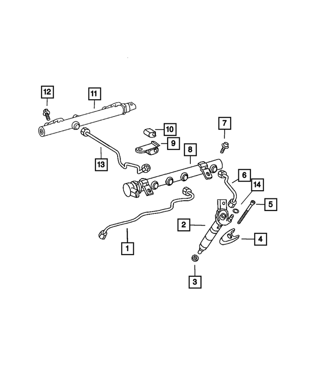 5175610AA - Fuel: Fuel Rail for Mopar Image