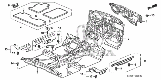 Floor Mat for 2006 Honda Civic #0