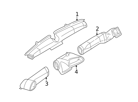 Ducts for 2003 Kia Spectra #0