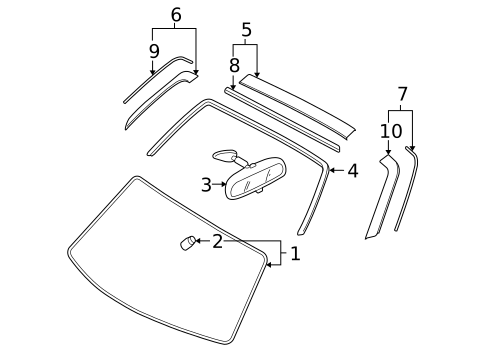 Reveal Moldings for 2012 Mazda MX-5 Miata #0
