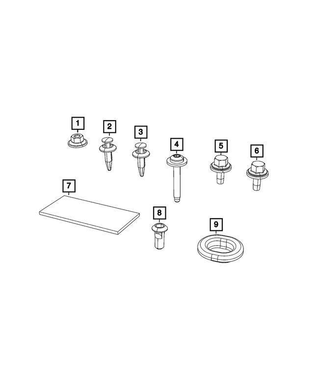 56021909AA - Electrical: Body Wiring Grommet for Mopar Image image
