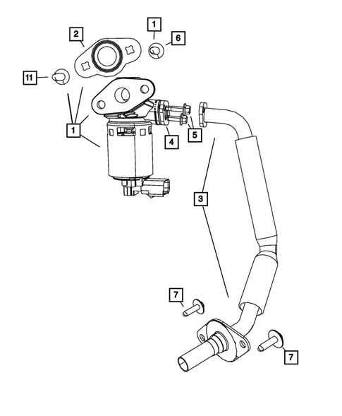 EGR System for 2009 Chrysler Town & Country #0