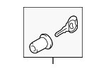 BG1N76250B - Body: Lock Cylinder for Mazda: Miata, Protege Image