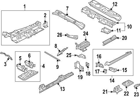 Floor & Rails for 2025 Audi SQ7 #0