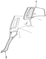 FOVY5452018AAR - Body: Upper Quarter Trim for Lincoln: Town Car Image