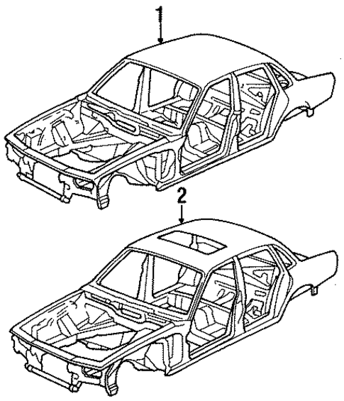 Body Shell for 1996 Jaguar XJ6 #0