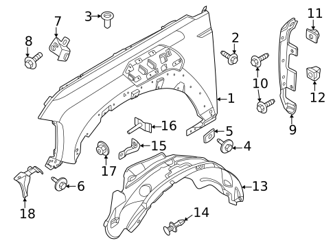 Fender & Components for 2024 Ford Bronco #0