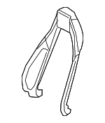 97052153501 - Body: Seat Back Pad for Porsche: Panamera Image