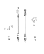 68297839AB - Electrical: Oxygen Sensor Bracket for Mopar Image