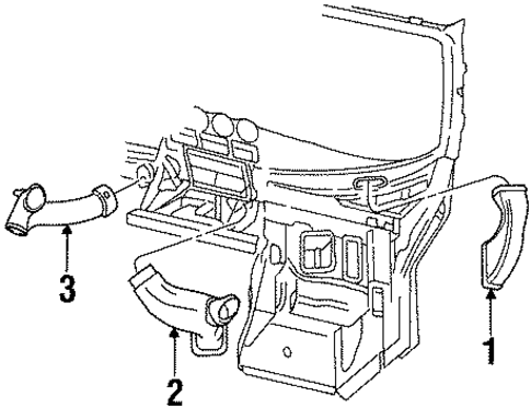 Ducts for 1993 Dodge Viper #0
