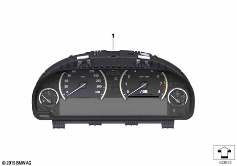 Instrument Cluster for 2013 BMW M5 #0