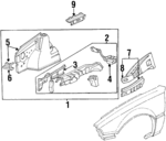 60724SD9000ZZ - : Battery Tray for Honda Image