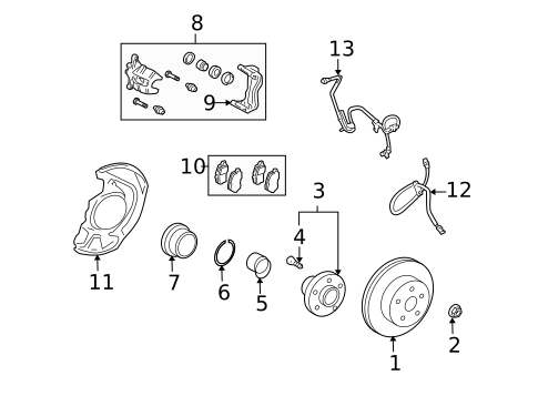 Hardware, Fasteners & Fittings for 2015 Lexus RX350 #0