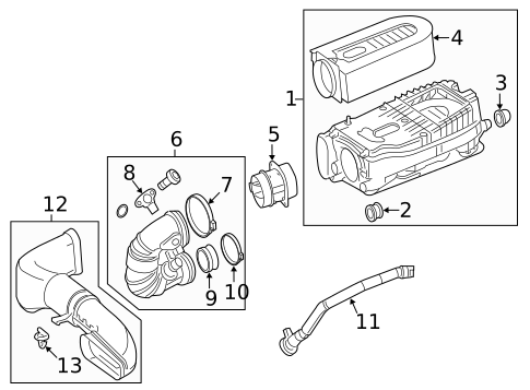 Air Intake for 2015 Mercedes-Benz ML250 #0