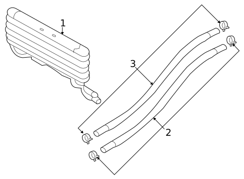Oil Cooler for 2007 Hyundai Sonata #0