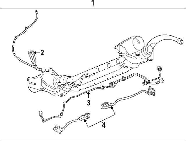 4N0411623A - Suspension: Harness for Audi Image