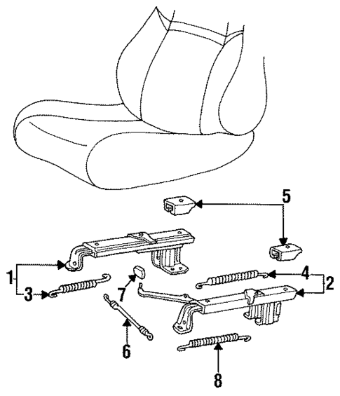 Tracks & Components for 2002 Pontiac Firebird #2