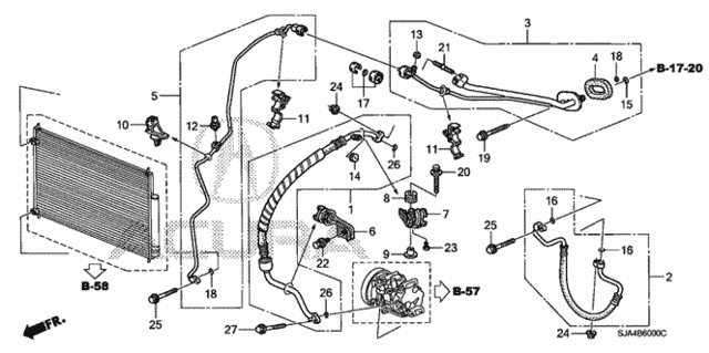 A/C Hoses - Pipes for 2012 Acura RL #0